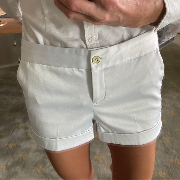 EXPRESS Sateen Shorts with Gold Hardware - Picture 7 of 12